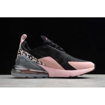 Nike Bayan Air Max 270 Leopar Siyah / Pembe / Gri Koşu Ayakkabısı Türkiye - SLJIEJX5